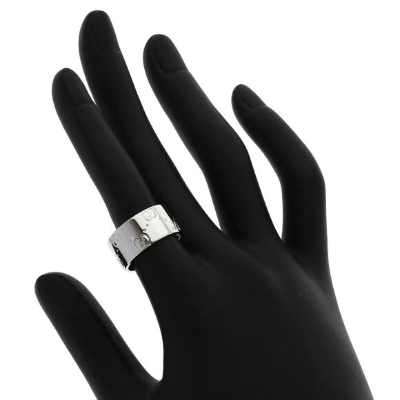 GUCCI 18k White Gold Ring - Picture 6 of 8
